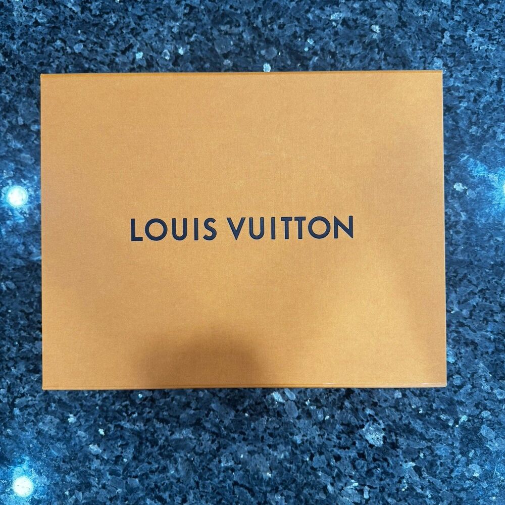 LOUIS VUITTON Orange Medium Slide Out Storage Gift Empty Box 12"x9"x5"